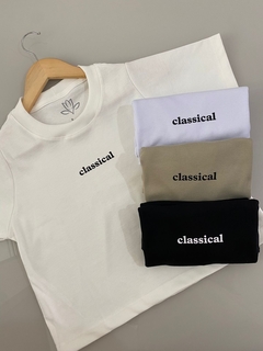 Cropped Camiseta Classical - comprar online
