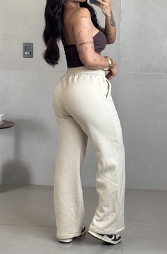 Calça Wide Leg Moletom - comprar online