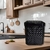 Lixeira de Pia Rattan 5L com Tampa Preta – Design Compacto e Funcional - comprar online