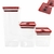 Kit Organizador Hermético Dubai com 3 Potes – Praticidade e Organização para Sua Cozinha