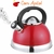 Chaleira com Apito em Inox Vermelho 3L - Elegância e Praticidade na internet