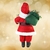 Papai Noel Decorativo Design Elegante 40cm Natal Encantador na internet
