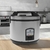 Imagem do Panela de Arroz Elétrica de Inox 10 Xícaras 127v - Praticidade e Elegância