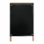 Cavalete Negro Dupla Face Decorado para Anúncios 70x50cm - Display Promocional - loja online