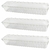 Kit com 3 Organizadores de Gavetas Transparente 30x8 - Praticidade e Elegância