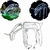 Rena Natalina com LED Branco Frio e Movimento - 110cm