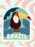 Brasil - Tucano - Ímã de Geladeira - comprar online