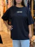 T-shirt Preta Oversized Rosa Farm na internet