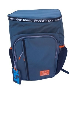 Mochila Cooler Wander Team Navy 16,5pulg con cierre waterproof 29x19x45 cm x1u - ByE Tienda De regalos