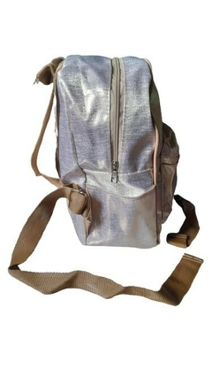 mochila brillosa - comprar online