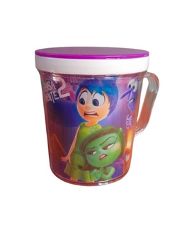 Taza de acrílico con tapa - ByE Tienda De regalos