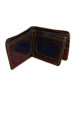 Billetera de cuero con volante - comprar online