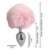 Plug Anal Bunny Acero S Rosa - comprar online