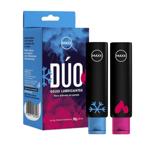 Gel lubricante íntimo Maxx Duo