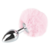 Plug Anal Bunny Acero S Rosa