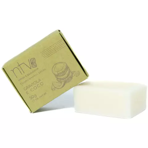 CONDICIONADOR SÓLIDO - GRAVIOLA E COCO - 50G NATIVA