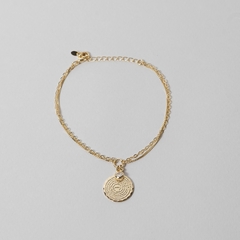 Pulseira Corrente Dupla com Medalha do "Pai Nosso" na internet