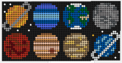 Pixel Art: O sistema Solar