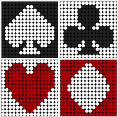 Pixel Art: Os Quatro Naipes