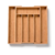 Cubiertero Organizador De Cajon Cubiertos Extensible Bamboo