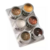 Set X6 Especieros Frasco Condimenteros Imantados Con Soporte Color Gris - comprar online