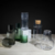 Set Buona Notte Sakura Jarra Botella + Vaso De Vidrio Gris - tienda online