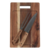 Set Parrillero Tabla + Cuchillo Y Tenedor Wayu Asado en internet