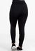 Calça Detalhe Transparente Legging Fitness Preto Rosê | REF: LX102 - Bellagiu