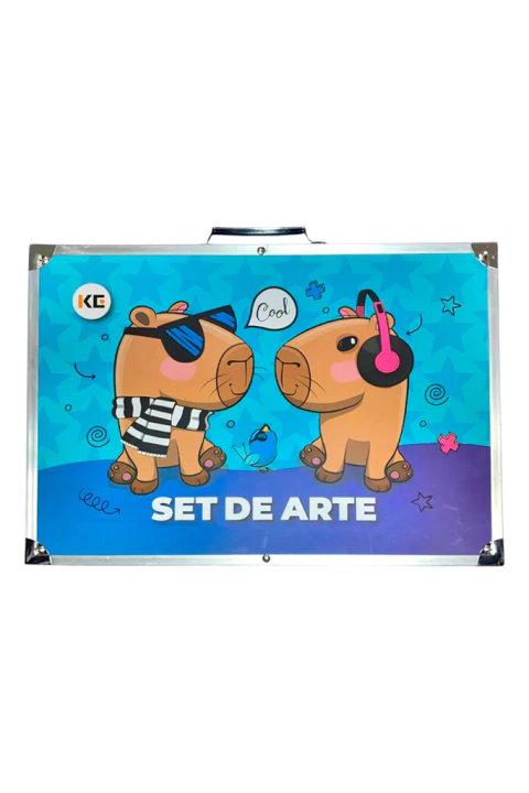 Set de Arte Kendra en Maletín – Temática Capibara
