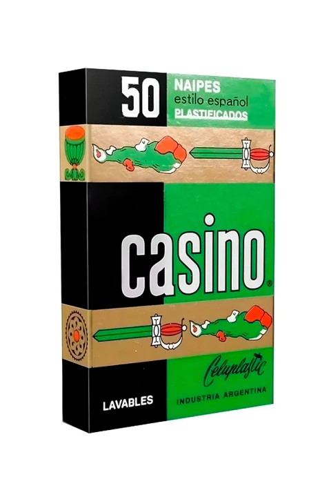 Naipes Casino – Estilo Español Plastificados (50 cartas)