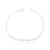 PULSEIRA PRATA 925 RETÂNGULOS COLORIDOS