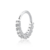 PIERCING PRATA 925 ARGOLA HÉLIX CRAVEJADO 8MM TORÇÃO