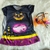 Vestido Halloween c/ capa - Abobora