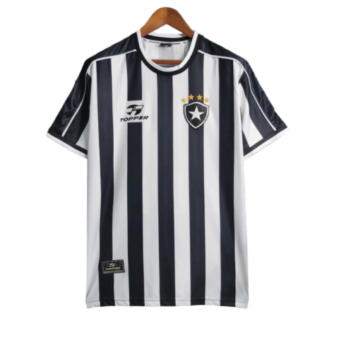 Camisa Botafogo I Retrô 99/20 Masculina - Preta e Branca - comprar online