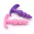 KIT 4 PEÇAS De Plug Anal com Base de Segurança Brinquedo Sexual Prazer Ponto G - HotSexy