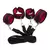 Conjunto de restrição para bondage BDSM para mulheres, algemas e punhos no tor - HotSexy