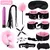 SMLOVE Sexo algemas colar chicote gag mamilo grampos bdsm bondage corda erótico - HotSexy