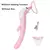 Vibrador de língua para mulheres, Chupador de mamilo aquecido, Lamber Oral Aper - comprar online