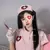 Paixão terno japonês bonito enfermeira uniforme doce plissado saia de cintura - HotSexy