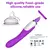 Vibrador de língua para mulheres, Chupador de mamilo aquecido, Lamber Oral Aper
