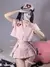 Paixão terno japonês bonito enfermeira uniforme doce plissado saia de cintura - comprar online