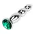 IKOKY-Plug anal de metal grande para homens e mulheres, plug anal longo, joia - comprar online