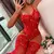 Pornô lingerie sexy strass rendas suspensórios erótico langerie feminino oco - loja online