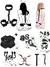 Kit de Restrições BDSM para Casais, Brinquedos Sexuais Fetiche Eróticos - loja online