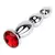 IKOKY-Plug anal de metal grande para homens e mulheres, plug anal longo, joia - loja online