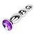 IKOKY-Plug anal de metal grande para homens e mulheres, plug anal longo, joia - HotSexy