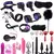 Imagem do BDSM Conjunto Bondage de couro genuíno para mulheres, algemas feticheiras, gola mordaça chicote, brinquedos sexuais eróticos para casais, jogos adultos, alta qualidade