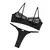 Imagem do Erótico underwire sutiã breve conjunto plissado renda lingerie sexy roupainterior transparente feminino erótico sexy conjuntos de sutiã de renda erótico íntimo.