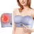 Sutiã de massagem eletrônica vibração peito roupa interior massageador instrumento de mama para mulher menina cuidados de saúde massagem brast - comprar online