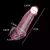 Capa Peniana Manga Preservativo Reutilizável Cockring Homens Extensível Sextoy na internet
